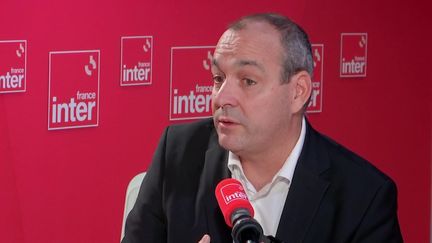 Laurent Berger, secrétaire général de la CFDT, invité de France Inter, jeudi 13 octobre 2022. (CAPTURE ECRAN / FRANCE INTER)