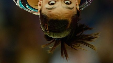 La guat&eacute;malt&egrave;que Ana Sofia Gomez Porras lors des &eacute;preuves olympiques de gymnastique dimanche 29 juillet. (DYLAN MARTINEZ / REUTERS)