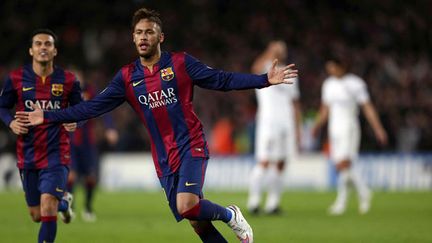 &nbsp; (Neymar, auteur d'une frappe magique, participe largement à la victoire 3-1 du Barça sur le PSG © Maxppp)