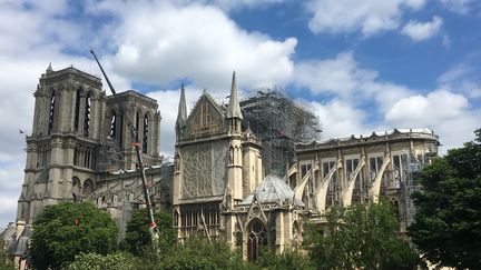 La cathédrale Notre-Dame à Paris, le 31 mai 2019. (NOÉMIE BONNIN / RADIO FRANCE)