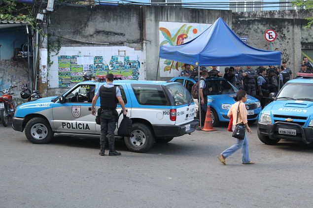 &nbsp; (Une unité de police pacificatrice (UPP) au pied de Vidigal ©)