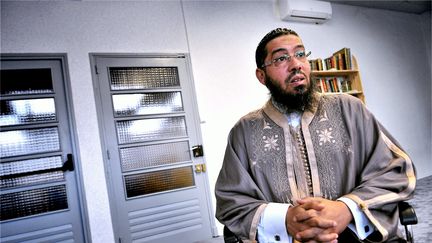 Mahjoub Mahjoubi, l'imam de Bagnols-sur-Cèze (Gard), en décembre 2023. (MIKAEL ANISSET / MAXPPP)