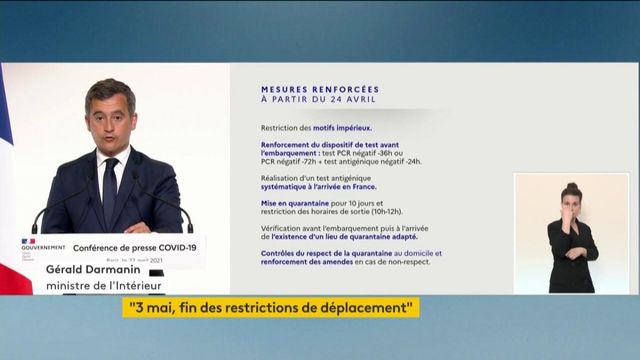 Gérald Darmanin annonce des mesures renforcées pour les voyageurs en provenance de plusieurs pays