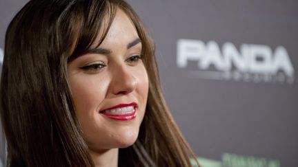 L'ancienne actrice porno&nbsp;Sasha Grey, le 30 juin 2014, &agrave; Madrid (Espagne). (OSCAR GONZALEZ / NURPHOTO / AFP)