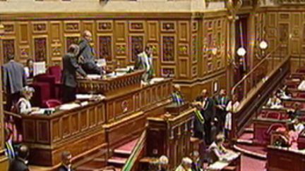 Le Sénat (archives) (L'hémycycle du Sénat)