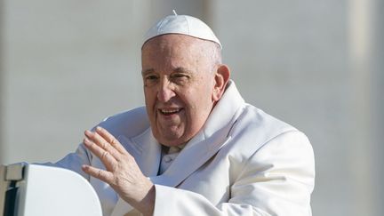 Le pape François à Rome, le 29 mars 2023. (ALESSIA GIULIANI / CPP / HANS LUCAS / AFP)