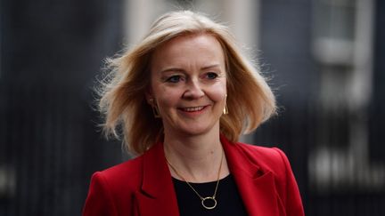 La ministre des Affaires étrangères britanniques, Liz Truss, le 27 janvier 2021 à Londres (Royaume-Uni). (BEN STANSALL / AFP)