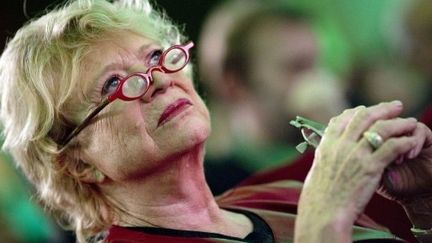 Eva Joly participe au congrès européen des écologistes, à Paris, le 12 novembre 2011. (AFP - Joël Saget)