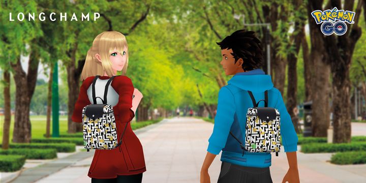 Les sacs Longchamp à l'effigie de Pikachu seront également proposés en version virtuelle. (Pokémon Go (Twitter))