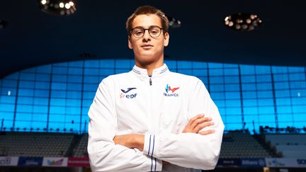 Le nageur français Ugo Didier va participer à ses premiers Jeux paralympiques à Tokyo (24 août - 5 septembre 2021). (JOHN WALTON / MAXPPP)