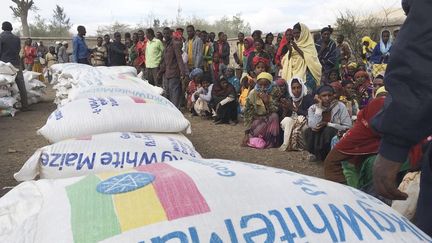 &nbsp; (Distribution de nourriture dans la région d'Oromia en Ethiopie © REUTERS)