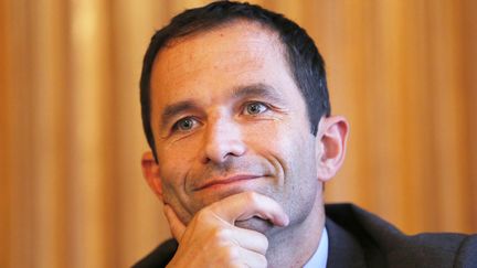 Le ministre d&eacute;l&eacute;gu&eacute; &agrave; l'Economie sociale et solidaire et &agrave; la Consommation, Beno&icirc;t Hamon, lors d'une conf&eacute;rence de presse,&nbsp;le 13 septembre 2012.&nbsp; (ALEXANDER KLEIN / AFP)