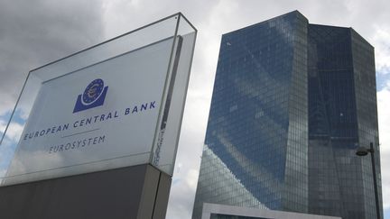 La Banque centrale européenne à Francfort (Allemagne). (DANIEL ROLAND / AFP)