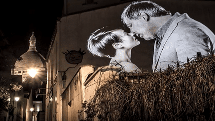 Une oeuvre de Julien Nonnon projetée à Montmartre
 (France 3 / Culturebox capture d&#039;écran)