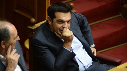 Le Premier ministre grec, Alexis Tsipras, le 14 ao&ucirc;t 2015 &agrave; Ath&egrave;nes (Gr&egrave;ce). (WASSILIOS ASWESTOPOULOS / NURPHOTO / AFP)