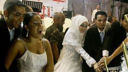 Mariage au Liban, Saïda, 2010. (JOSEPH EID / AFP)