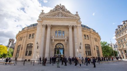 L'ouverture de la Bourse de Paris, le 22 mai 2021. (PANAYOTIS PAVLEAS / HANS LUCAS / AFP)