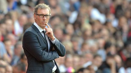 Laurent Blanc a déjà gagné deux fois la Coupe de la Ligue en tant qu'entraîneur : en 2009 avec Bordeaux, et l'an passé avec le PSG.  (JEAN-SEBASTIEN EVRARD / AFP)