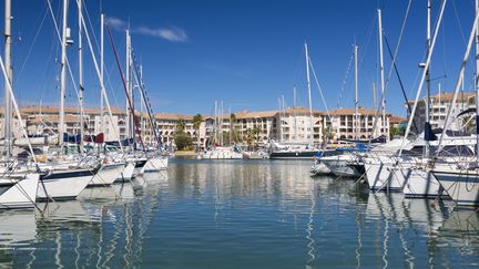 Le port de Fr&eacute;jus (Var). (FRANCK CHAPUT/ HEMIS.FR / AFP)