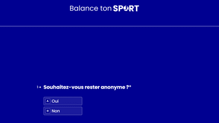 Capture d'écran de la plateforme "Balance ton sport". (balancetonsport.fr)