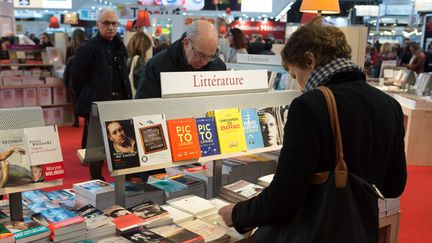 Au Salon Livre Paris 2017 (24 mars 2017)
 (Witt / Sipa)