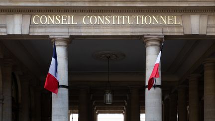 The headquarters of the Constitutional Council, May 31, 2023 in Paris.  (VALERIE DUBOIS / HANS LUCAS / AFP)