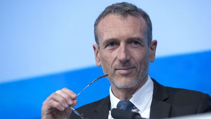 Emmanuel Faber,&nbsp;directeur général de Dadone, avril 2018. (THOMAS SAMSON / AFP)