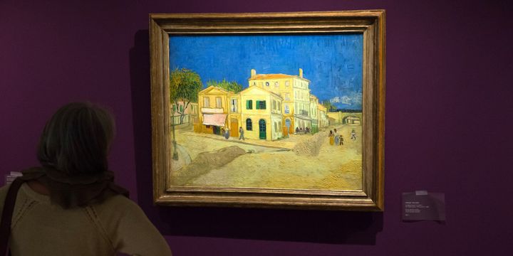 "La maison jaune" de Vincent Van Gogh
 (BERTRAND LANGLOIS / AFP)