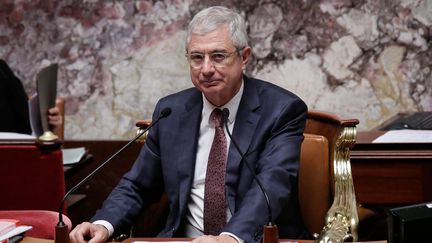 Le socialiste Claude Bartolone, président de l'Assemblée nationale, à Paris, le 9 février 2016. (MAXPPP)