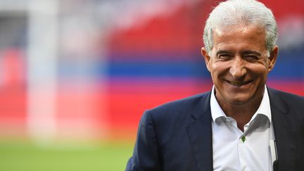 Bernard&nbsp;Caïazzo avant un match de Saint-Etienne face au PSG, le 25 août 2017.&nbsp; (FRANCK FIFE / AFP)