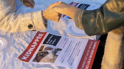 Rassemblement organisé par l'Union des étudiants juifs de France, Paris le 22 octobre 2023 (VINCENT ISORE / MAXPPP)