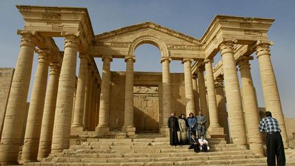 &nbsp; (Un temple dans la vieille citée de Hatra © REUTERS)