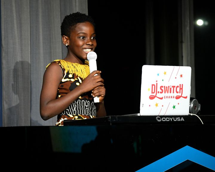 DJ Switch, alias Erica Tandoh, au gala de l'ONG Room To Read 2019 à New York, le 16 mai 2019.&nbsp;&nbsp; (MIKE COPPOLA / GETTY IMAGES NORTH AMERICA)