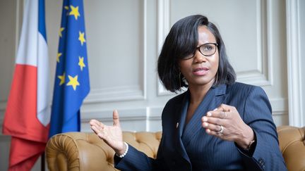 Elisabeth Moreno, ministre déléguée à l'Égalité et la diversité, en juillet 2020. (FRED DUGIT / MAXPPP)