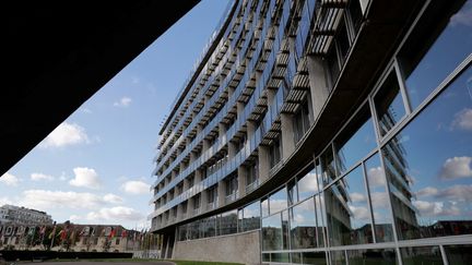 Vue partielle du siège de l'UNESCO à Paris (THOMAS SAMSON / AFP)