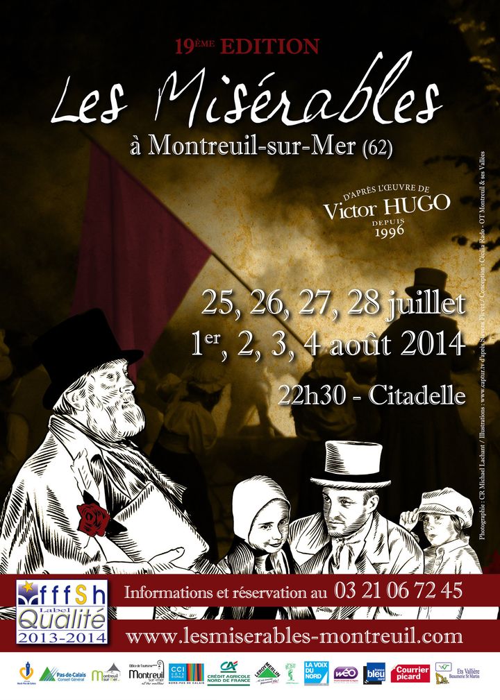 L'affiche du spectacle "Les Misérables"
 (DR)