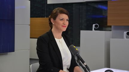 Marlène Schiappa,&nbsp; Secrétaire d'État chargée de l'Égalité entre les femmes et les hommes. (JEAN-CHRISTOPHE BOURDILLAT / RADIO FRANCE)