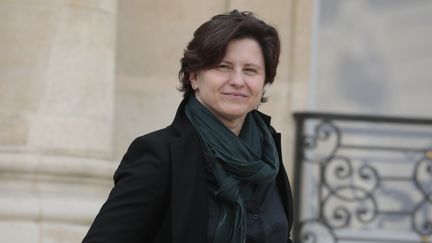 La ministre des Sports, Roxana Maracineanu, à l'Elysée le 20 février 2019. (LUDOVIC MARIN / AFP)