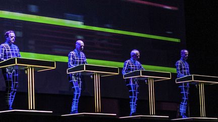 Le groupe Kraftwerk en juillet 2014, en Slovaquie
 (Acelova Katarina/AP/SIPA)