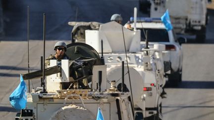 Des Casques bleus à Marjayoun (Liban), le 12 octobre 2024. (AFP)