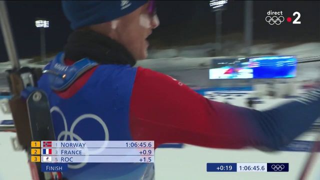 La Norvège a remporté l’épreuve du relais mixte de biathlon. Johannes Thingnes Boe, le dernier relayeur norvégien, a devancé sur la ligne Quentin Fillon-Maillet (France) et Eduard Latypov (Russie) au terme d’un sprint fou. Cette médaille d’argent est la première médaille française depuis le début des Jeux olympiques d’hiver de Pékin 2022.