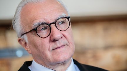 Le chef français Alain Ducasse lance la 7e édition de l'opération "Tous au restaurant", le 19 septembre 2016, à Paris.&nbsp; (MAXPPP)