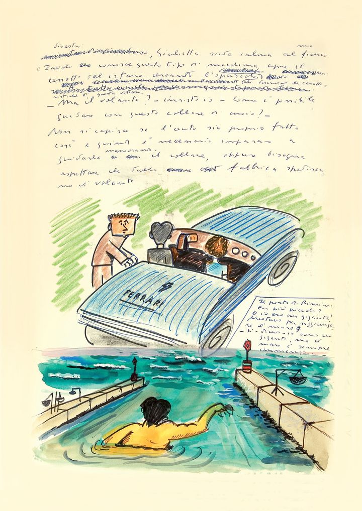 Page171 du "Livre de mes rêves", de Federico Fellini (Federico Fellini / FLAMMARION)