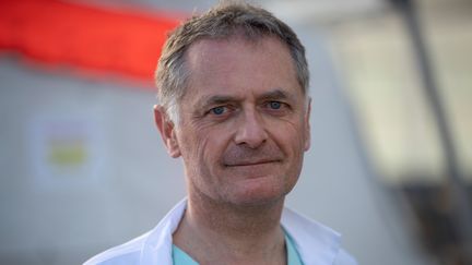 Philippe Juvin, chef du service des urgences de l’hôpital Georges-Pompidou à Paris. (THOMAS SAMSON / AFP)