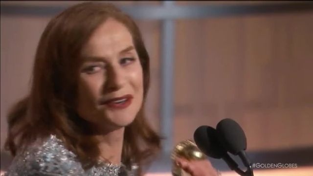 Golden Globe : Isabelle Huppert sacrée