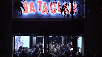 Le Bataclan, le 12 novembre 2016, le jour de la réouvertiure avec le concert de Sting.
 (PHILIPPE LOPEZ / AFP)