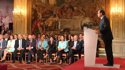 François Hollande lors de la conférence de presse du 18 septembre 2014
 (ONUR USTA / ANADOLU AGENCY / AFP)