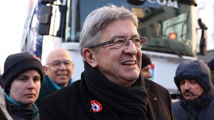 Jean-Luc Mélenchon, le 21 janvier 2023 à Paris. (THOMAS SAMSON / AFP)