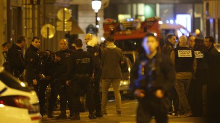 Une attaque au couteau a été perpétrée samedi 12 mai à Paris, dans le 2e arrondissement.&nbsp; (GEOFFROY VAN DER HASSELT / AFP)