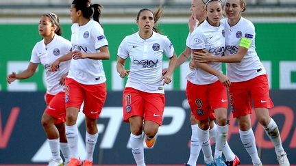 L'équipe féminine du PSG se qualifie pour la finale de Ligue des Champions, au dépens de Wolfsburg. (PETER STEFFEN / DPA)